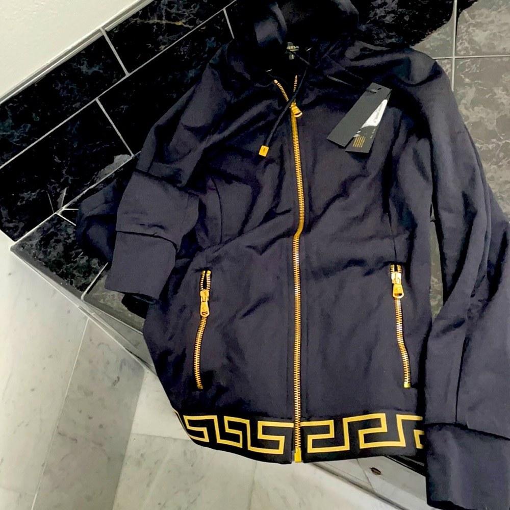 Versace zipper hoodie